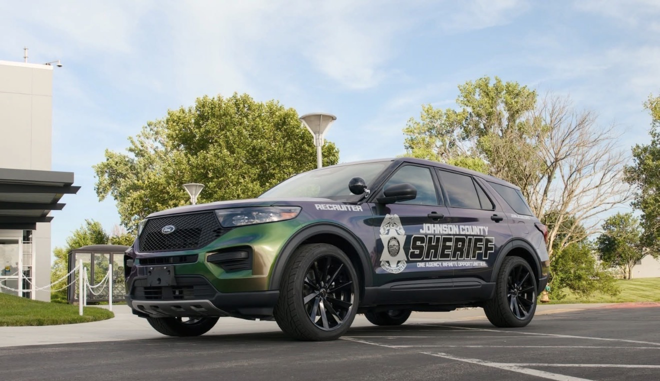 Johnson County Sherrif Recruiter Vehicle