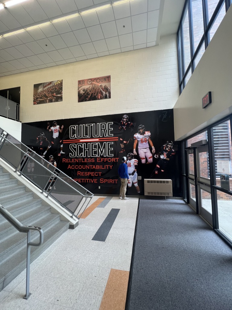 SMNW HIGH SCHOOL WALL WRAP